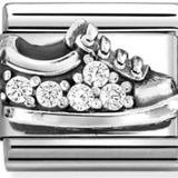 Nomination Classic CZ White Pavé Trainers Charm