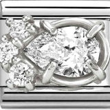 Nomination Classic CZ Luxe Pear Shape Charm