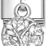 Nomination Classic Silver CZ Tree Of Life Drop Charm