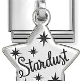 Nomination Classic Silver Stardust Drop Charm