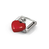 Nomination Classic Silver Enamel Red Heart Charm