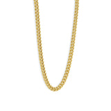 Ti Sento Sterling Silver Curb Chain Necklace Golden 4mm