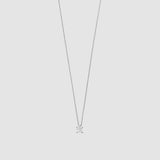 Ti Sento Classic Solitaire Sterling Silver CZ Necklace