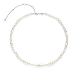 Ti Sento Modern Pearl Sterling Silver Necklace