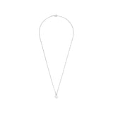 Ti Sento Classic Snowman Pearl Sterling Silver CZ Necklace
