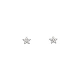 Dew Tiny CZ Star Stud Earrings