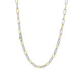 Ti Sento Closed Forever Sterling Silver Chain Necklace Bicolour