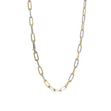 Ti Sento Closed Forever Sterling Silver Chain Necklace Bicolour