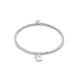 Clogau Paw Prints Silver Topaz Affinity Bracelet