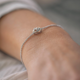 Clogau Forever Yours Silver Topaz Heart Bracelet