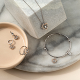 Clogau Forever Yours Silver Topaz Heart Pendant