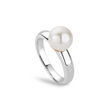 Clogau Nature's Wonder Silver Pearl Beachcomber Ring
