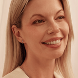 Clogau Celebration Silver Topaz Curved Stud Earrings