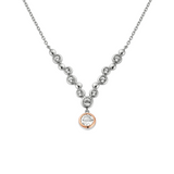 Clogau Celebration Silver Topaz Drop Necklace