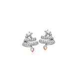 Clogau Christmas Tree Silver Stud Earrings