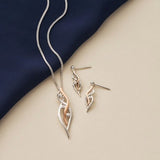 Clogau Sterling Silver Topaz Waterfall Drop Earrings