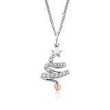 Clogau Christmas Tree Silver Pendant