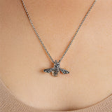 Clogau Nature's Wonder Silver Honey Bee Pendant