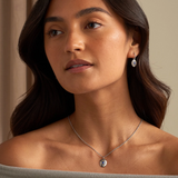 Clogau Royal Clogau Silver Sapphire Diana Drop Earrings