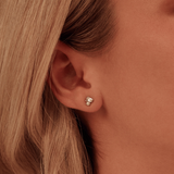 Clogau Nature's Wonder Silver Pearl Beachcomber Cluster Stud Earrings