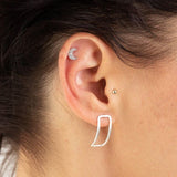 Scream Pretty Crescent Moon Stud Earrings