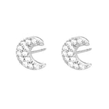 Scream Pretty Crescent Moon Stud Earrings