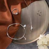 Clogau Past Present Future Silver Topaz Pendant