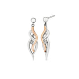 Clogau Sterling Silver Topaz Waterfall Drop Earrings