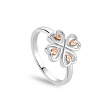 Clogau Gold Sterling Silver Tree of Life Heart Ring