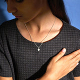 Little Star Luxe Platinum Plated Vesper Diamond ID Bracelet