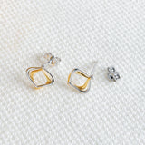 Kit Heath Alicia Golden Petite Stud Earrings