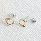Kit Heath Alicia Golden Petite Stud Earrings