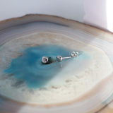 Kit Heath Coast Pebble Mini Stud Earrings 6mm