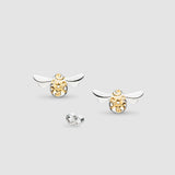 Kit Heath Blossom Flyte Honey Bee Stud Earrings