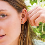 Kit Heath Blossom Flyte Honey Flower Stud Earrings