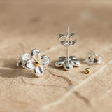 Kit Heath Blossom Flyte Honey Flower Stud Earrings
