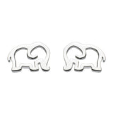 Dew Elephant Stud Earrings