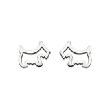 Dew Scottie Dog Stud Earrings