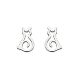 Dew Cat Stud Earrings