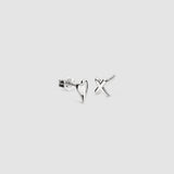 Kit Heath Desire Kiss Mismatch Stud Earrings