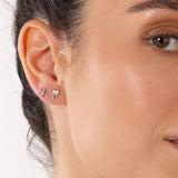 Kit Heath Desire Kiss Mismatch Stud Earrings
