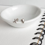 Kit Heath Desire Kiss Mismatch Stud Earrings