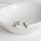 Kit Heath Desire Kiss Mismatch Stud Earrings