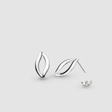 Kit Heath Entwine Twine Link Petite Stud Earrings