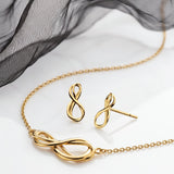 Kit Heath Infinity Golden Mini Stud Earrings