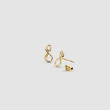Kit Heath Infinity Golden Mini Stud Earrings