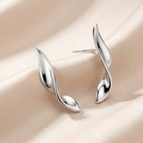 Kit Heath Serenity Curve Long Stud Earrings