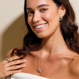 Kit Heath Océane Shell Echo Grande Stud Earrings
