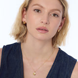 Kit Heath Mirage Reflect Golden Semi Hoop Earrings