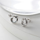 Kit Heath Bevel Trilogy Stud Earrings